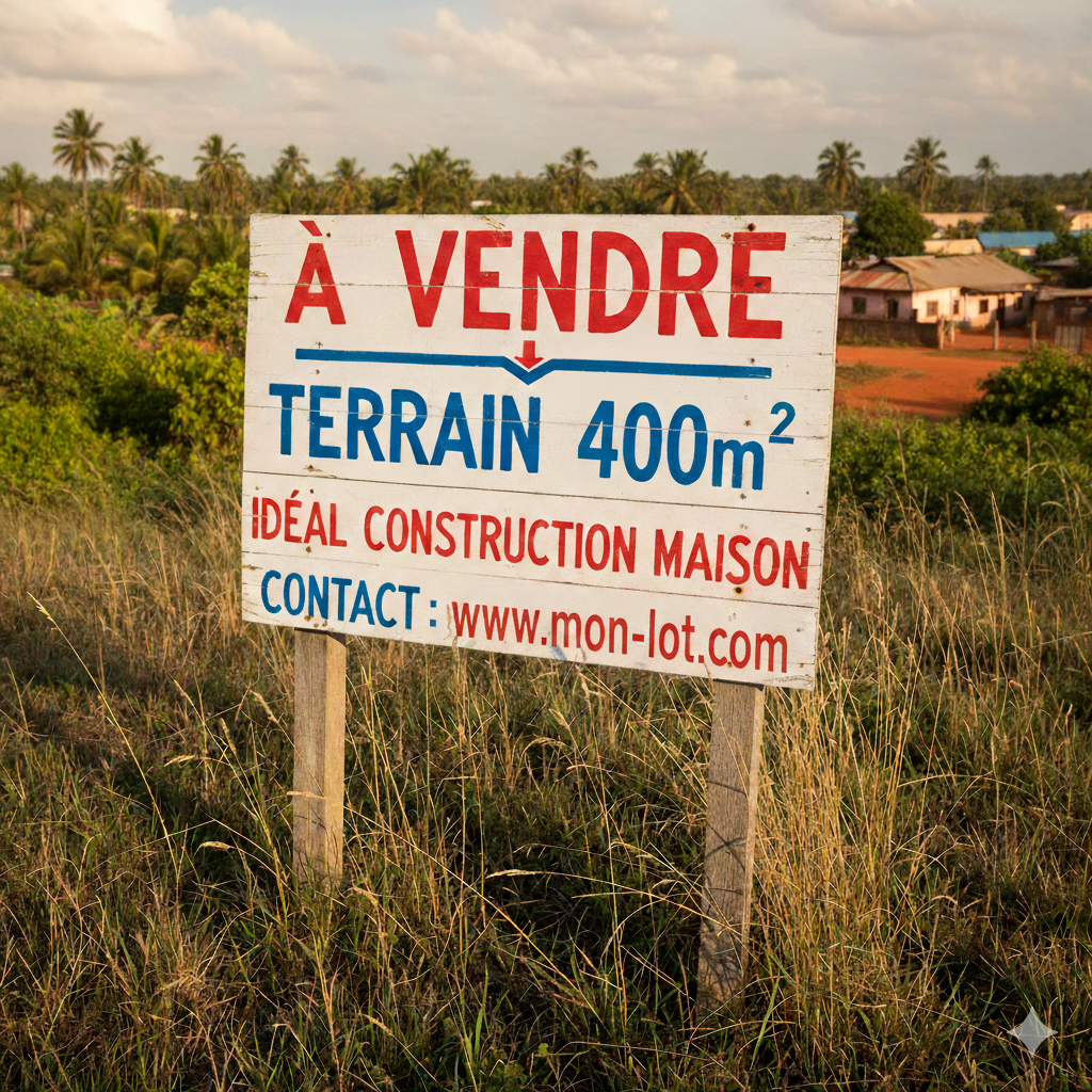 A VENDRE : LOTS DE 400 M² A DALOA